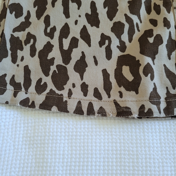 Kensie Jeans👖 Vintage Luxe Leopard🐆 Print Mini Skirt - NWT - Picture 11 of 16